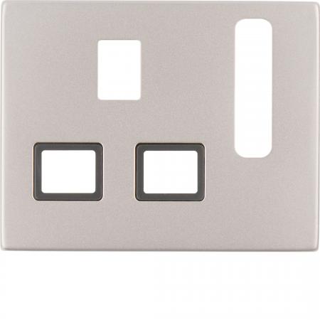 Berker 3313077014 Zentralstück British-Standard K5 E-Stahl