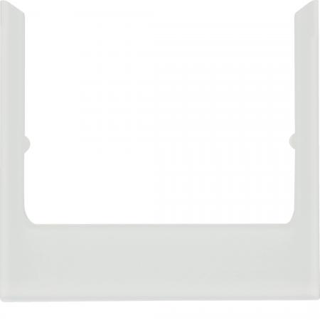 Berker 13196909 Designrahmen eckig Glas polarweiß