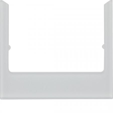 Berker 13196414 Designrahmen eckig Glas alu