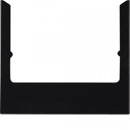 Berker 13196616 Designrahmen eckig Glas schwarz