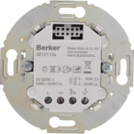 Berker 85121101 Uni. Schalteinsatz 1fach, Trg. Rd