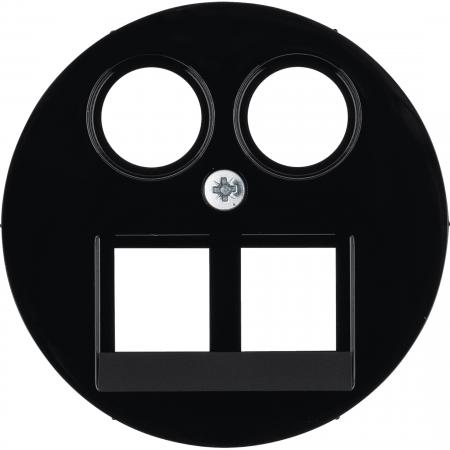 Berker 14452045 Zentralstück für 2f UAE TV FM Hw R.x sw