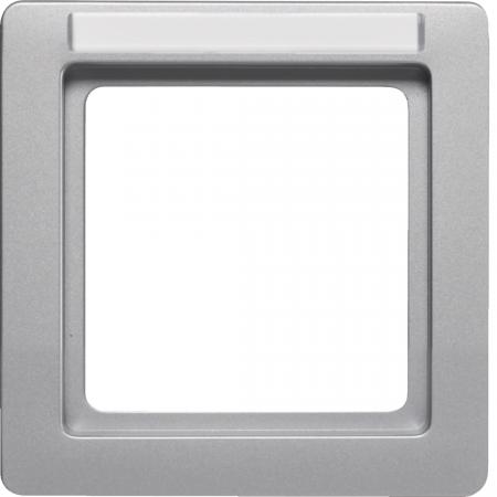 Berker 10116014 Rahmen 1fach mit Beschriftungsfeld Q1 Al