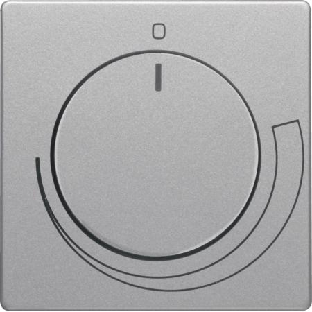 Berker 11376074 Zentralstück m Knopf f DzStell Q.x alu