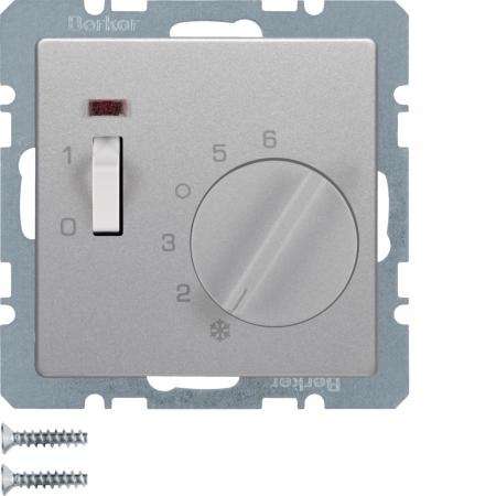 Berker 20306084 RTR Ö m Z-St Wip-Sch u Ln Q1 Alu Lack