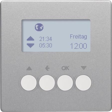 Berker 85741124 Jalousie-Schaltuhr Q.x alu samt