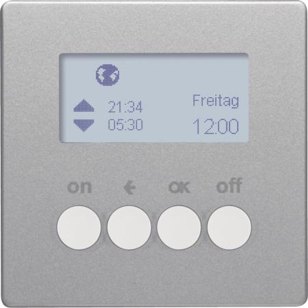 Berker 85745224 KNX-Funk Zeitsch.uhr quickl Q.x alu