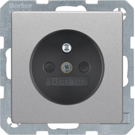 Berker 6765766084 Steckdose m SK-Stift erh BS Q.x alu