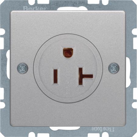 Berker 41686084 Steckdose SK NEMA 5-20 R Q.x alu