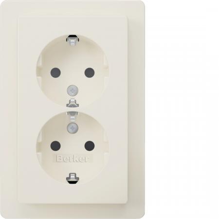 Berker 47596089 D.std. SCHUKO, Adpl., erh. BS, Q.1, pw