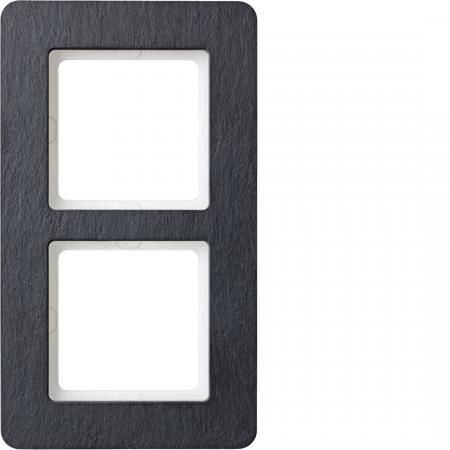 Berker 10126030 Rahmen 2fach Q.7 Schiefer
