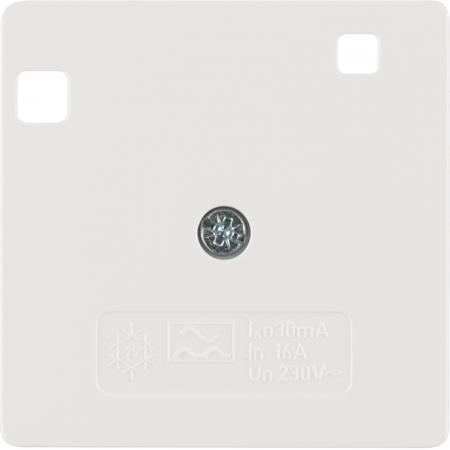 Berker 149609 Z-PL F FI-SZ-Schalter pw glänzend