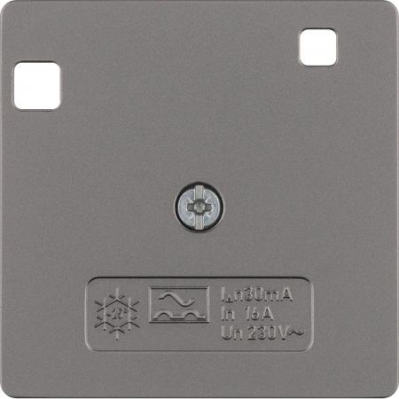 Berker 149604 Z-PL F FI-SZ-Schalter e-st lackiert