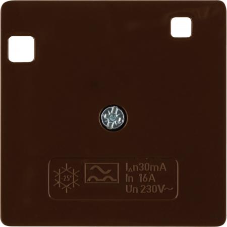 Berker 149601 Z-PL F FI-SZ-Schalter braun glänzend