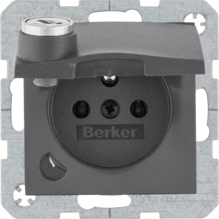 Berker 6768111606 STD m ES STKL EHBSKD SLß S.1/B.x anth ma