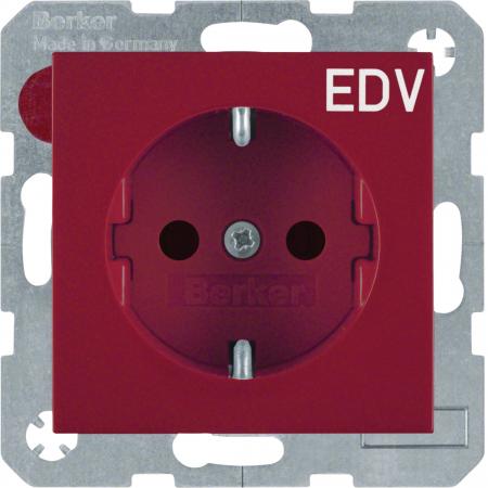 Berker 47238922 Steckdose SCHUKO m EHBS S.1/B.x rot glzd