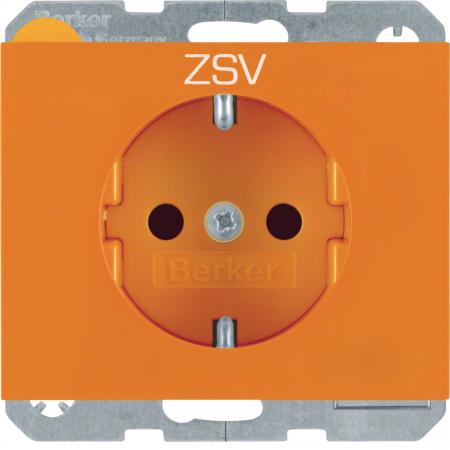 Berker 47357114 Steckdose SCHUKO mit EHBS K.x orange