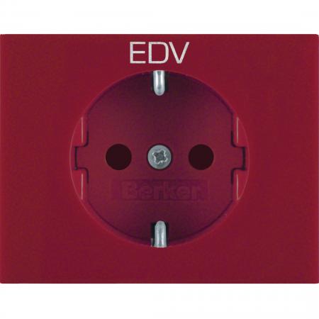 Berker 47357115 Steckdose SCHUKO mit EHBS K.x rot
