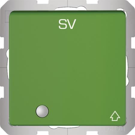 Berker 41516013 Steckdose SCHUKO m. KLPD u. LED Q.x grün