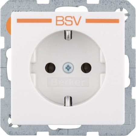 Berker 47436069 Steckdose SCHUKO BSV Q.x P-W SAMT