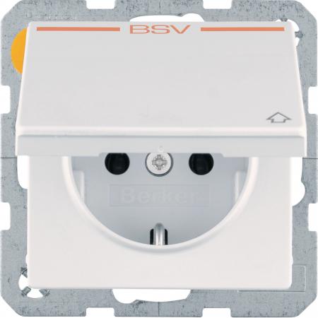 Berker 47516099 Steckdose SCHUKO BSV KLPD Q.x P-W SAMT