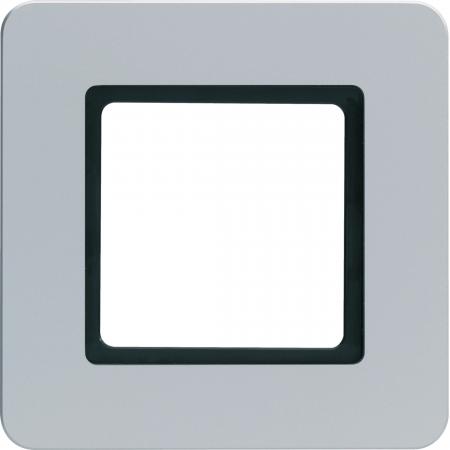 Berker 10116104 Rahmen 1fach Q.7 f. Bel., alu samt