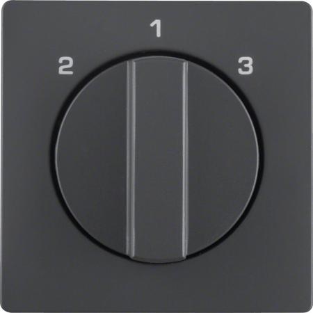 Berker 1084608600 Zentralstück m Drehk für 3S Q.x anth