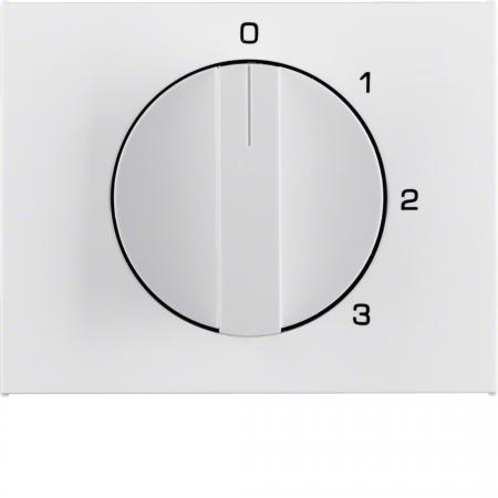 Berker 1087710900 Zentralstück m Drehk für 3 SK.1 polarw