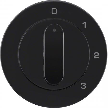 Berker 1096204500 Zentralstück m Drehk für 3S R.1/R.3 schw