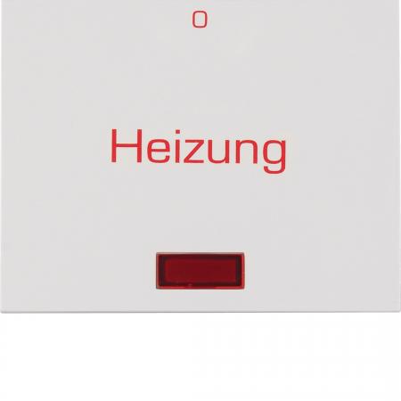 Berker 16216099 Wippe f Heizung K.x poalrweiss glzd