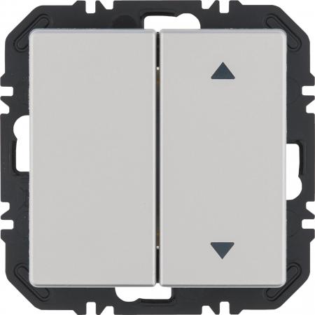 Berker 24126384 EnOcean Modul Wippe 2f eins Aufdr Qx alu