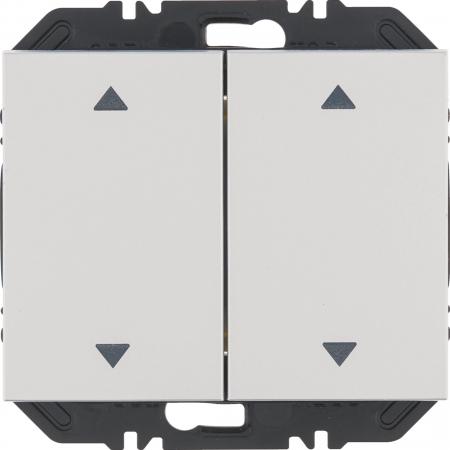 Berker 24127203 EnOcean Modul Wippe 2f Aufdr. K.5 alu