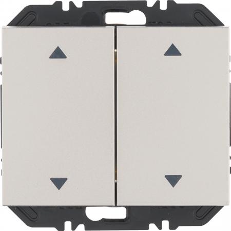 Berker 24127204 EnOcean Modul Wippe 2f, Aufdr K.5 edelst