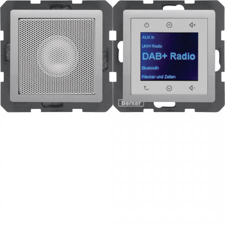 Berker 29806084 Radio mit Lautspr. DAB+ Q.x alu