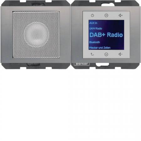 Berker 29807004 Radio mit Lautspr. DAB+ K.x edelst.