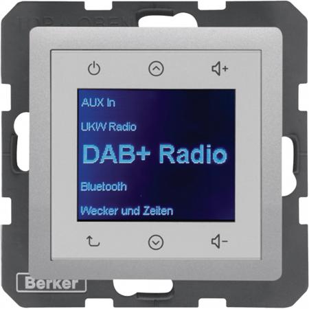 Berker 29846084 Radio DAB+, Q.x alu