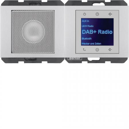 Berker 30807003 Radio mit Lautspr. DAB+, Bt., K.x alu