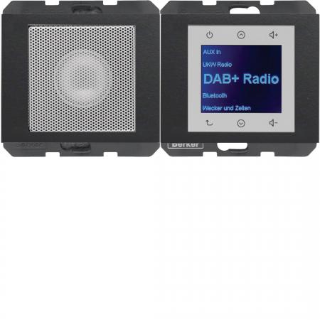 Berker 30807006 Radio mit Lautspr. DAB+, Bt.,K.x anth.