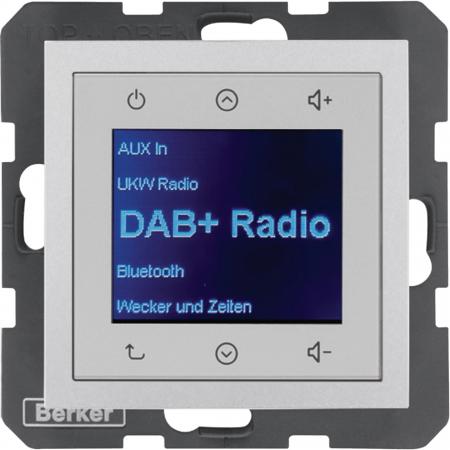 Berker 30841404 Radio DAB+, Bt., B.x alu