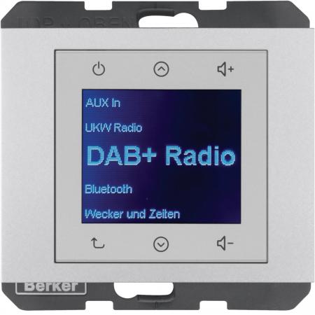 Berker 30847003 Radio DAB+, Bt., K.x alu