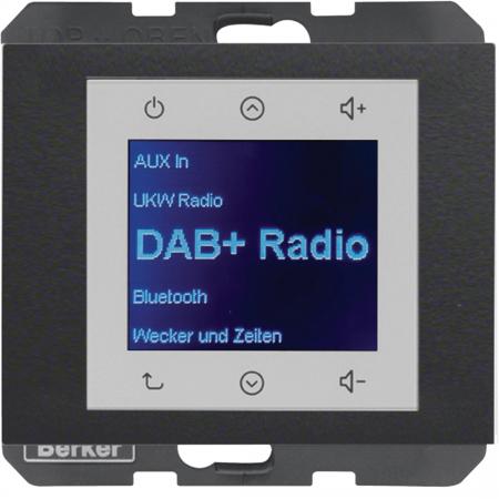 Berker 30847006 Radio DAB+, Bt., K.x anth.