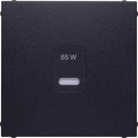 Berker 48601606 Zentralstück für USB Serie B.x, anthrazit matt, lackiert
