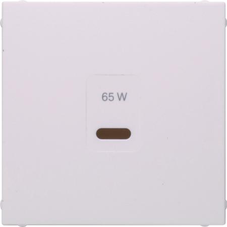 Berker 48601909 Zentralstück für USB Serie S.1, polarweiß matt