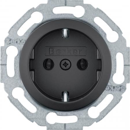 Berker MAN0100917 Steckdose SCHUKO 1930 softtouch schw.