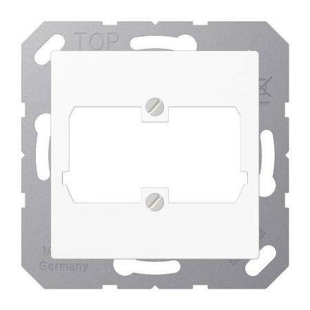 JUNG A 569-21 ACS WW Abdeckung 2fach für Modular-Jack Reichle + De-Massari alpinweiß