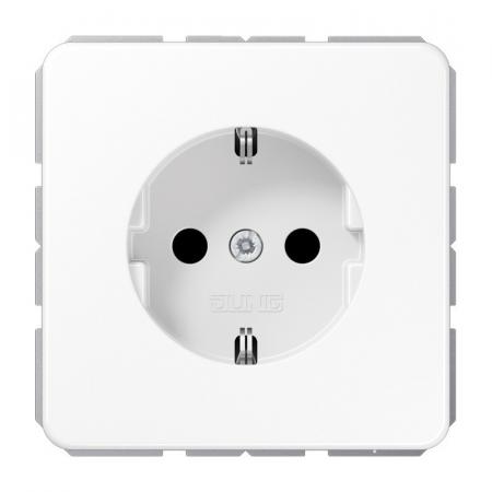 JUNG CD 1520 WW SCHUKO-Steckdose 1-fach alpinweiß