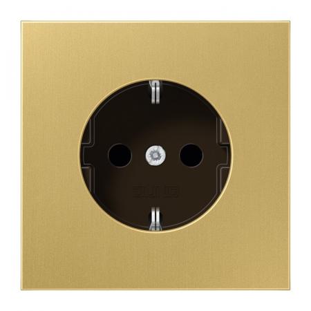 JUNG ME 1520 C SCHUKO-Steckdose 16 A 250 V Serie LS Messing classic