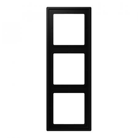 JUNG LS 983 SWM Abdeckrahmen 3fach Serie LS 990 graphitschwarz matt