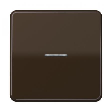 JUNG HOME BT CD 17101 BR Taster 1fach, mit Lichtleiter, braun