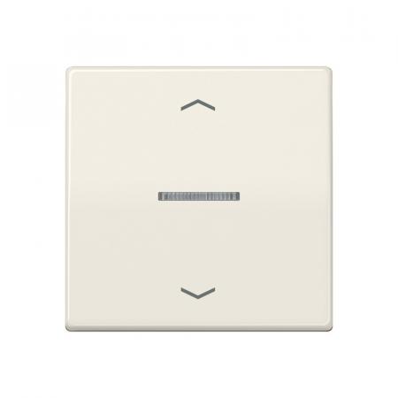 JUNG HOME BT AS 17101 P Taster 1fach, mit Pfeilsymbolen und Lichtleiter, weiß (ivory)
